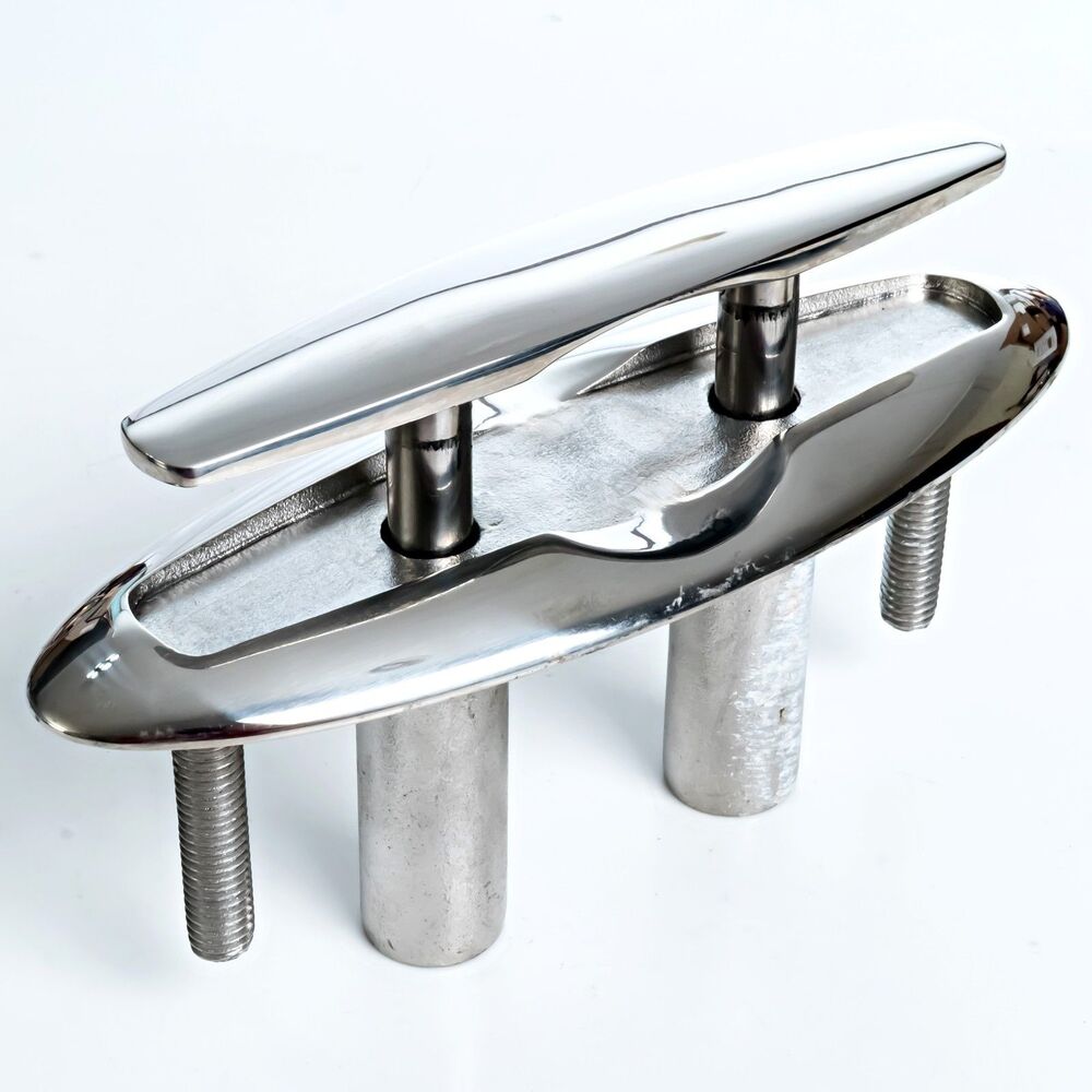 7inch Boat 316 Stainless Pull Up Cleat Pop Up Flush Mount Lift Polished Hardware